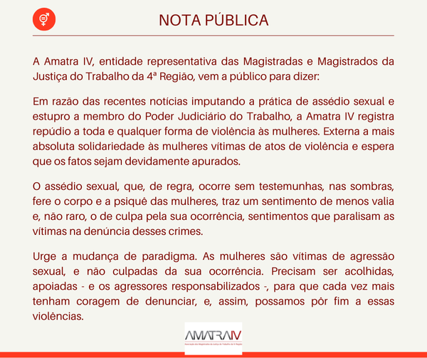 NOTA PÚBLICA