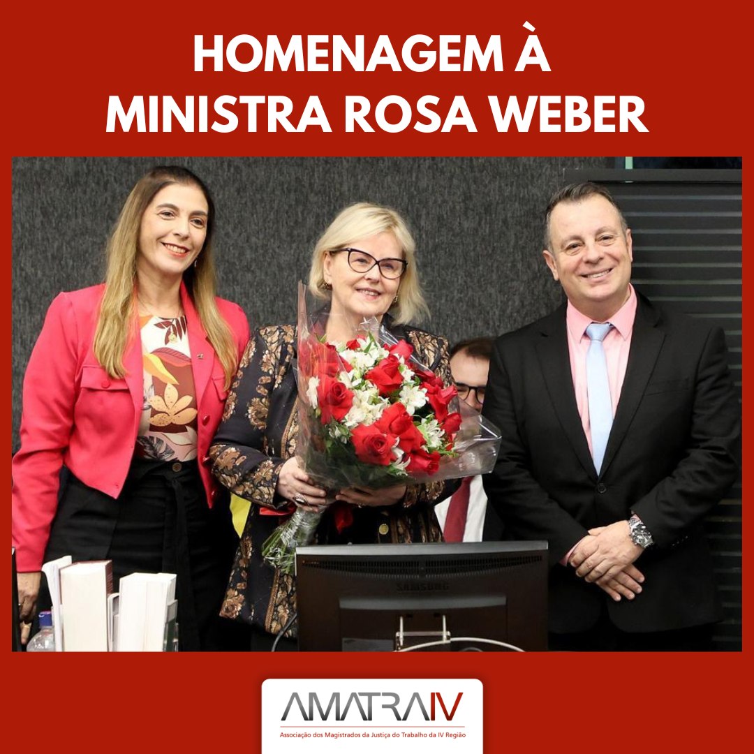 Homenagem à Ministra Rosa Weber
