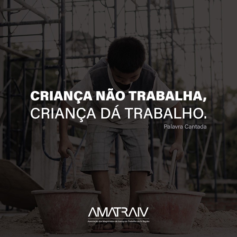 Vamos falar sobre trabalho infantil?