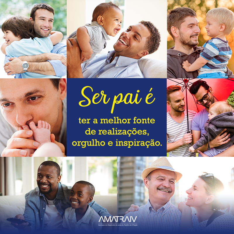 Um feliz dia a todos os pais!