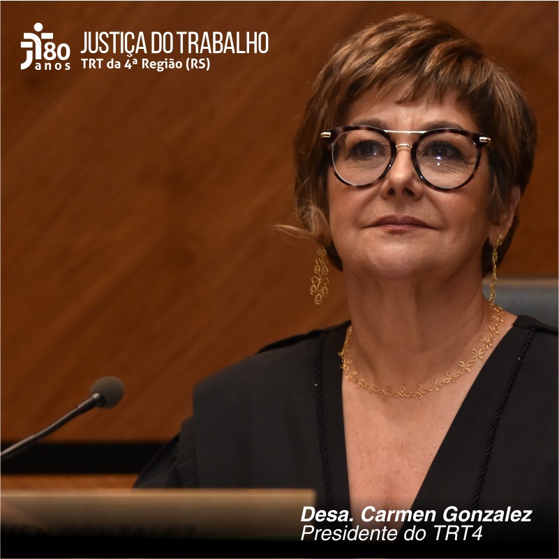 Democracia na prática: entrevista com a presidente do TRT-RS, Carmen Gonzalez