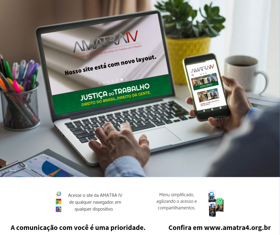 Novo site da AMATRA IV
