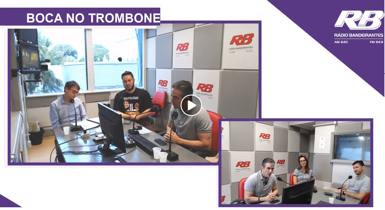 Participação no Programa de rádio Boca no Trombone